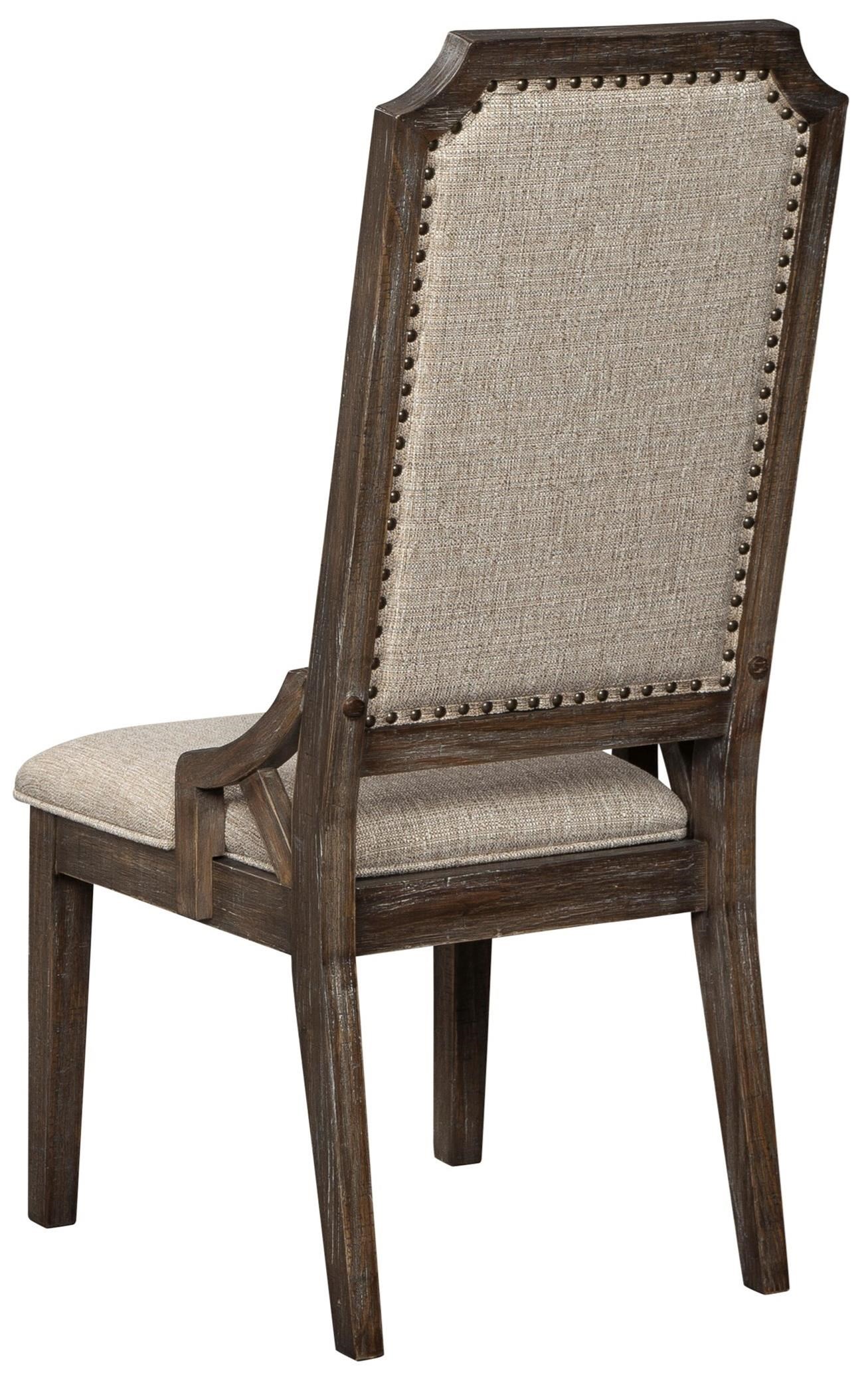 Ashley Signature Design Wyndahl Farmhouse Dining Upholstered Side Chair
